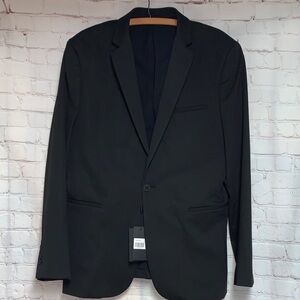 NEW XSuit Black Stretch Blazer Sport Coat Size 44